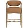Sunpan Heloise Counter Stool Milliken Cognac
