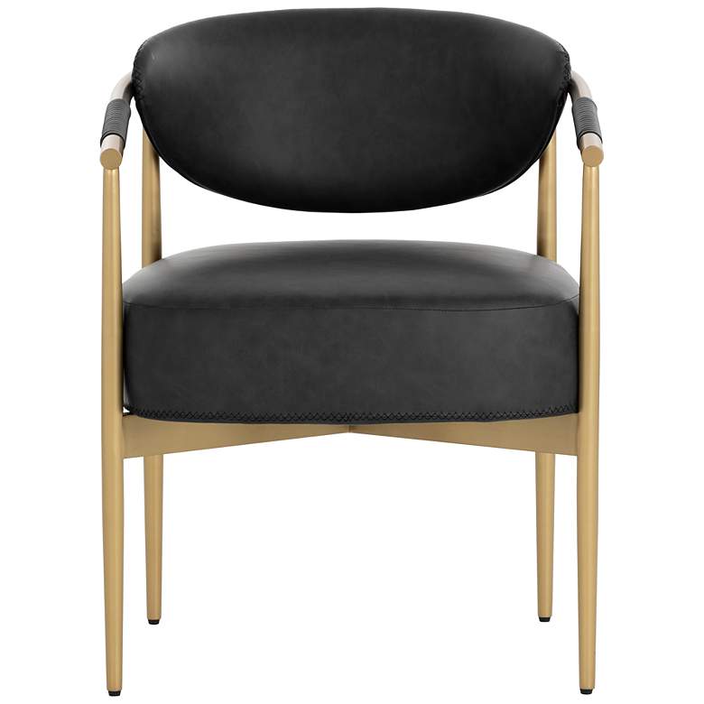 Image 2 Sunpan Heloise Dining Armchair Bravo Black more views