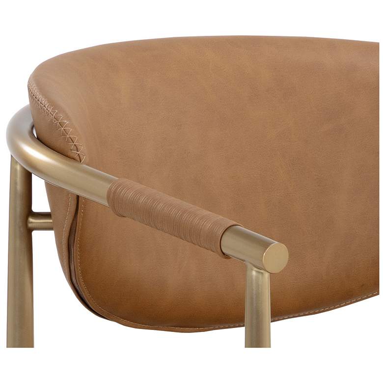 Image 6 Sunpan Heloise Dining Armchair Milliken Cognac more views