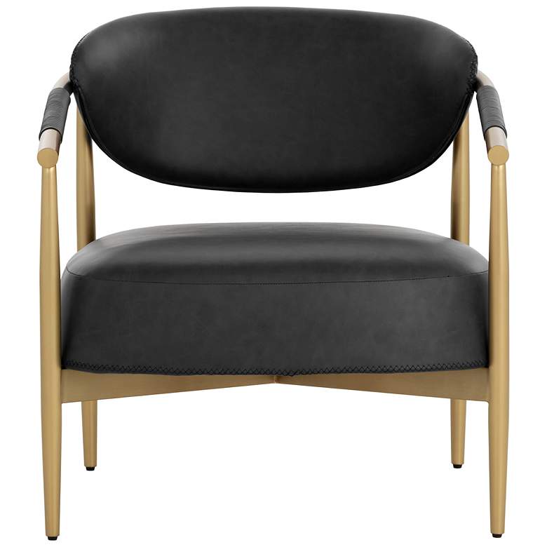 Image 2 Sunpan Heloise Lounge Chair Bravo Black more views