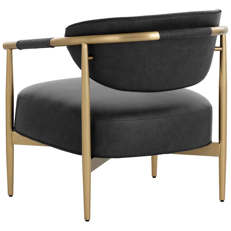 Image 4 Sunpan Heloise Lounge Chair Bravo Black more views