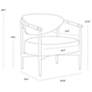 6_Sunpan Heloise Lounge Chair Bravo Black more views