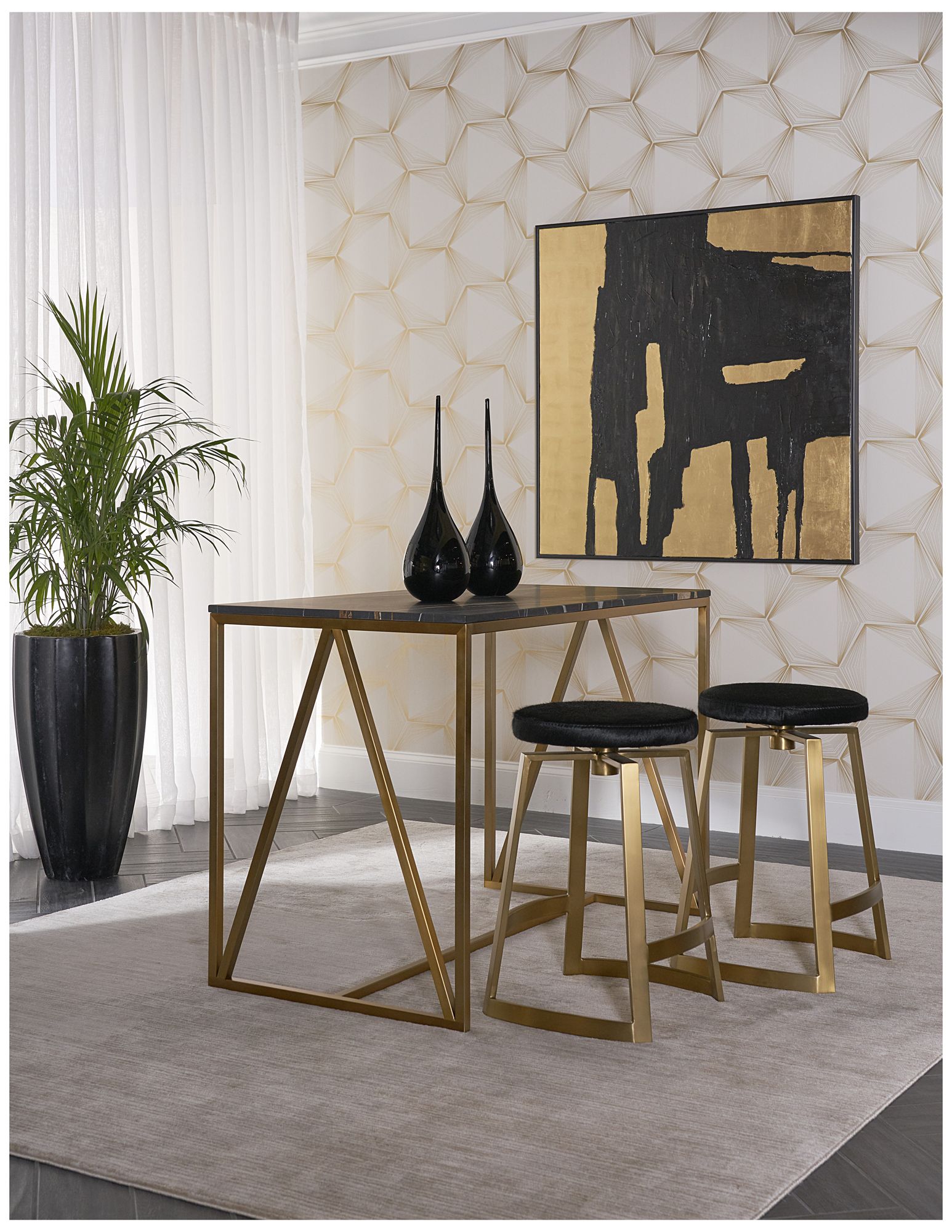 Image 3 Sunpan Hendrix Swivel Counter Stool more views