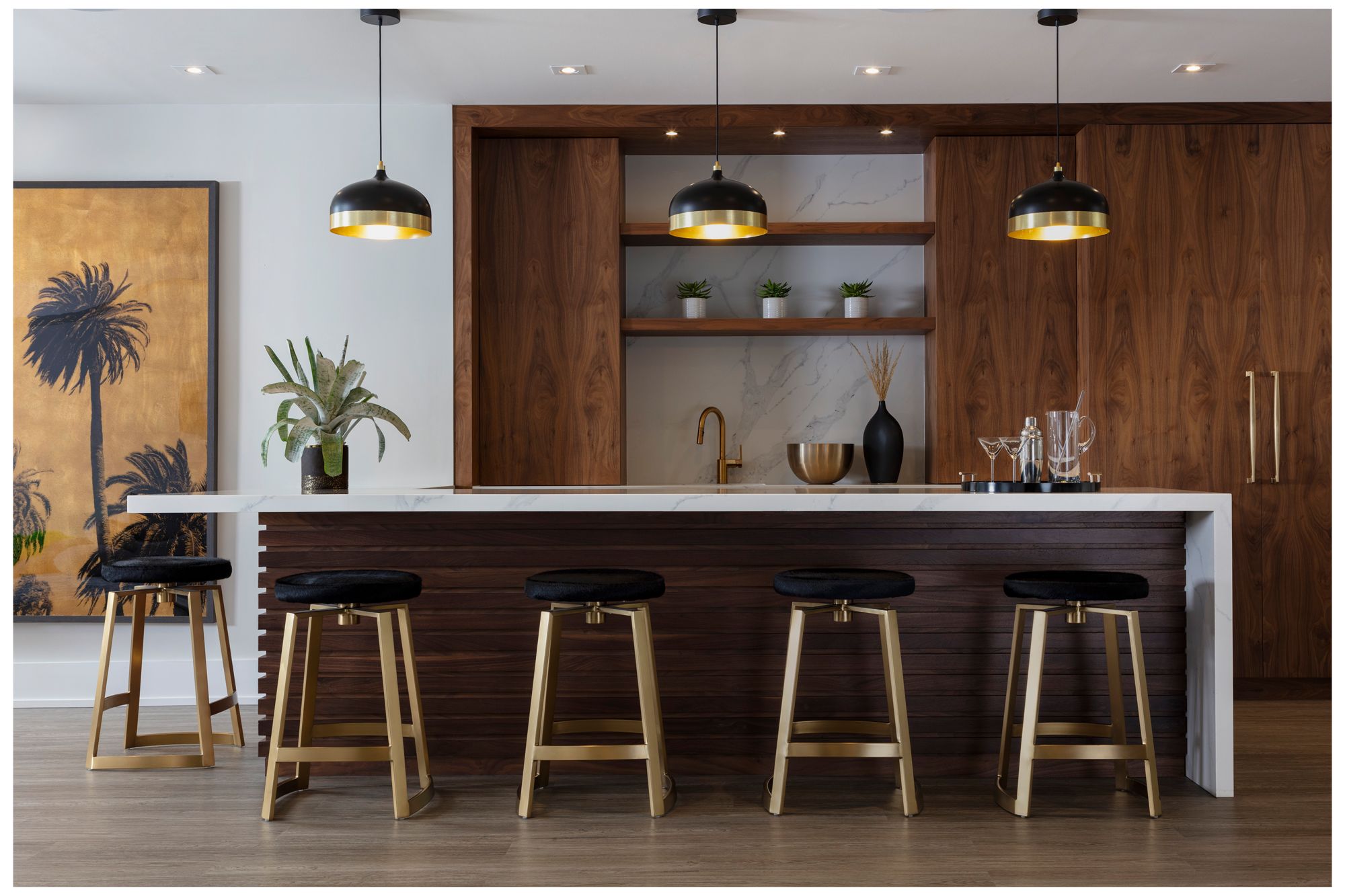 Image 4 Sunpan Hendrix Swivel Counter Stool more views