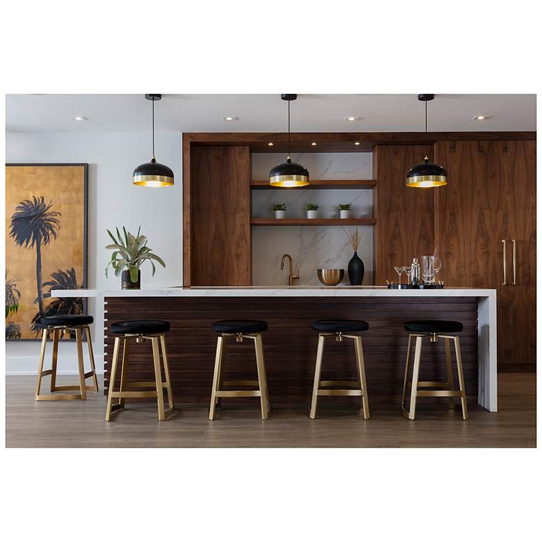 Image 4 Sunpan Hendrix Swivel Counter Stool more views