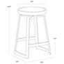 5_Sunpan Hendrix Swivel Counter Stool more views
