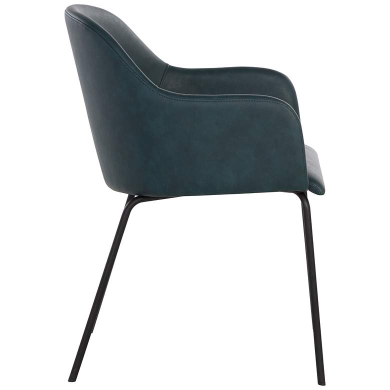 Image 4 Sunpan Hensley Dining Armchair Dark Teal more views