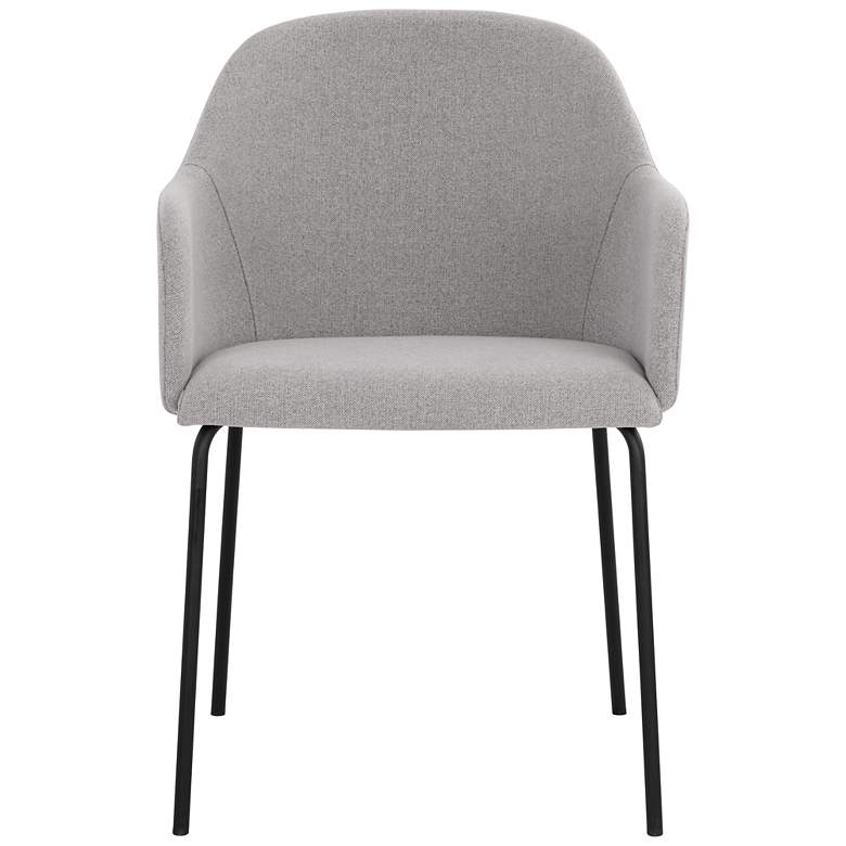 Image 3 Sunpan Hensley Dining Armchair Mina Warm Gray more views