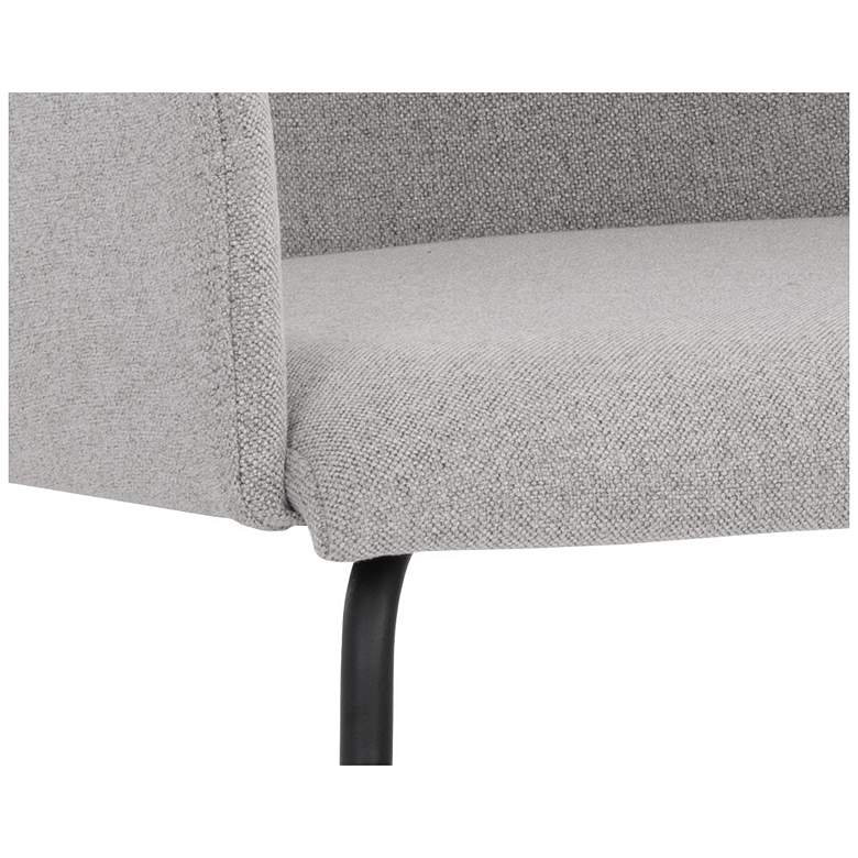 Image 6 Sunpan Hensley Dining Armchair Mina Warm Gray more views