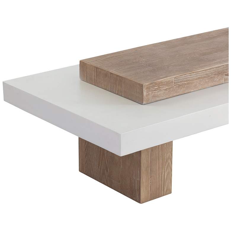 Image 5 Sunpan Herriot Coffee Table Light Brown and Summer Sand more views