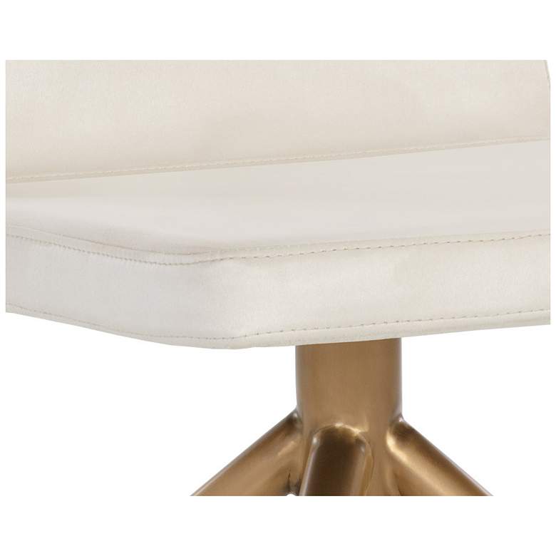 Image 6 Sunpan Hilda Swivel Dining Chair Vienna Cream more views