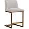 Sunpan Holly Counter Stool Zenith Soft Gray