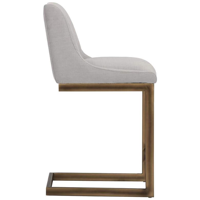 Image 2 Sunpan Holly Counter Stool Zenith Soft Gray more views