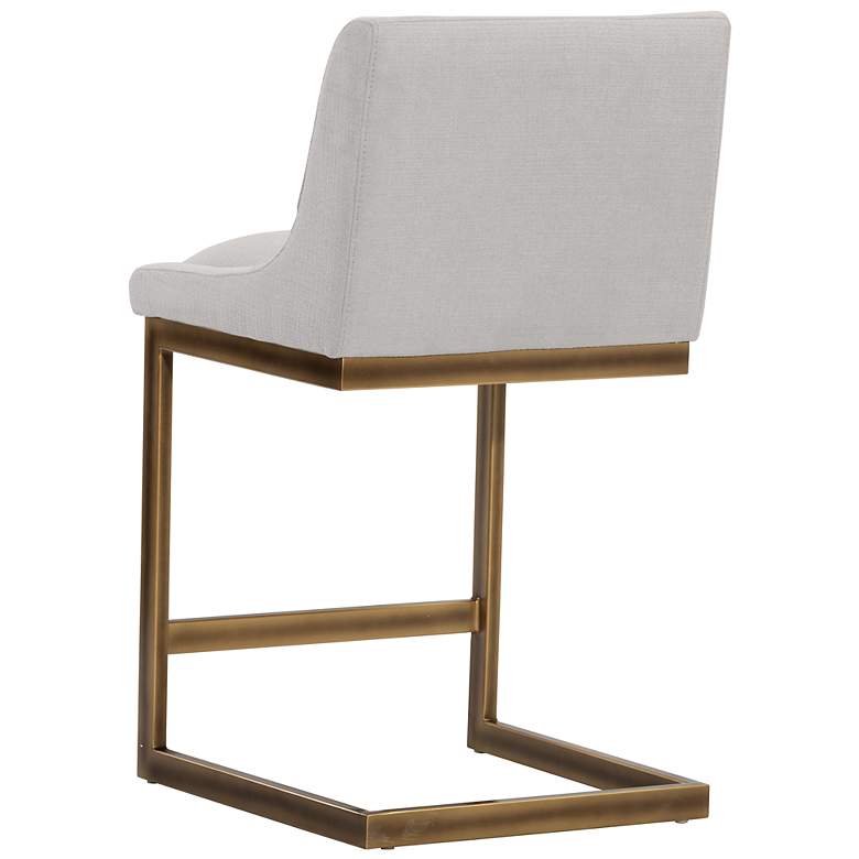 Image 3 Sunpan Holly Counter Stool Zenith Soft Gray more views