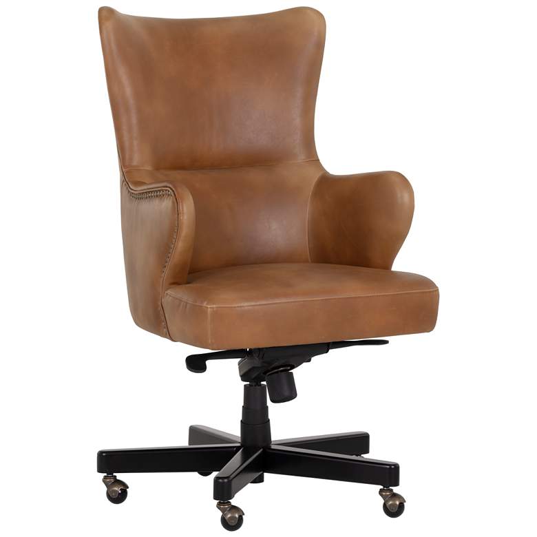 Image 1 Sunpan Hubert Office Chair Tobacco Tan