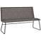 Sunpan Huxley Banquette Dawn Gray