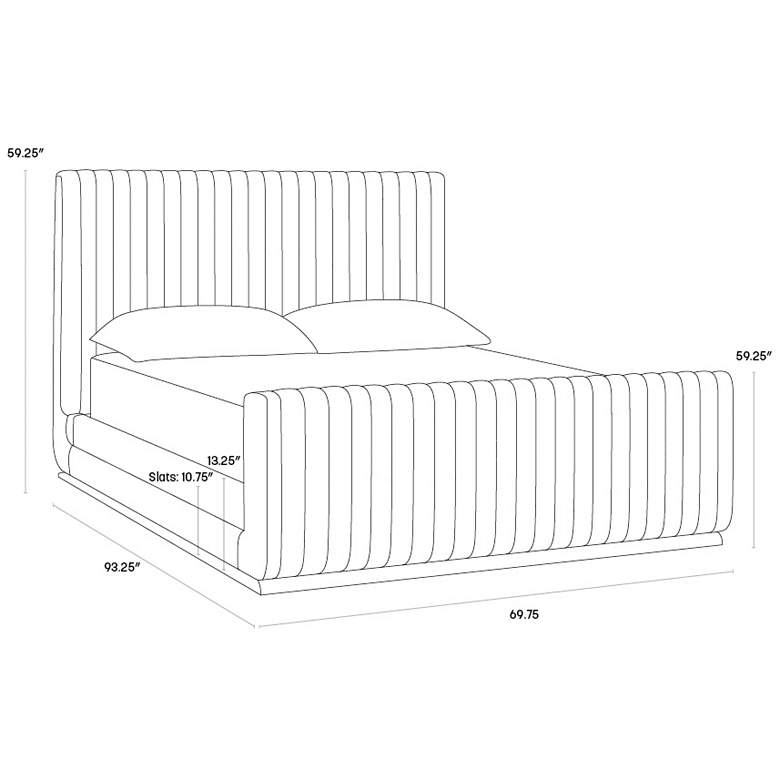 Image 3 Sunpan Hylan Bed Queen Hemingway Marble more views