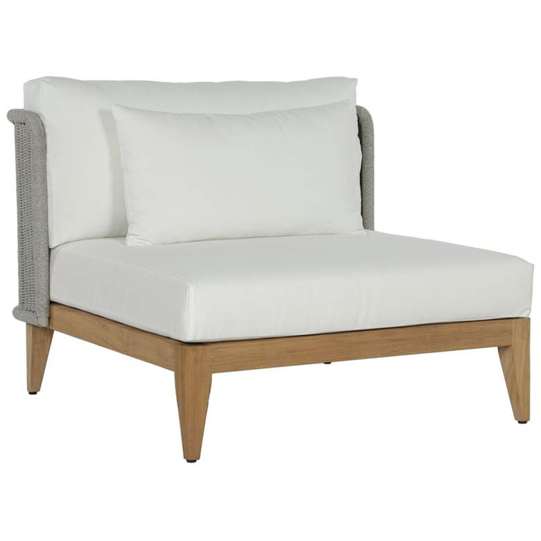 Image 1 Sunpan Ibiza Armless Chair Natural Stinson White