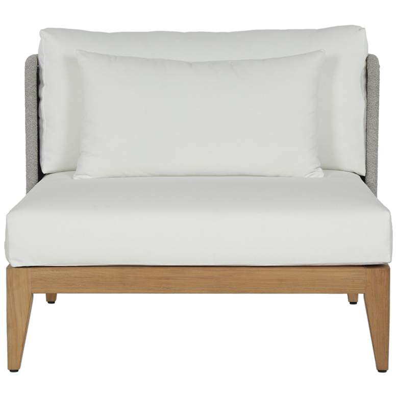 Image 2 Sunpan Ibiza Armless Chair Natural Stinson White more views