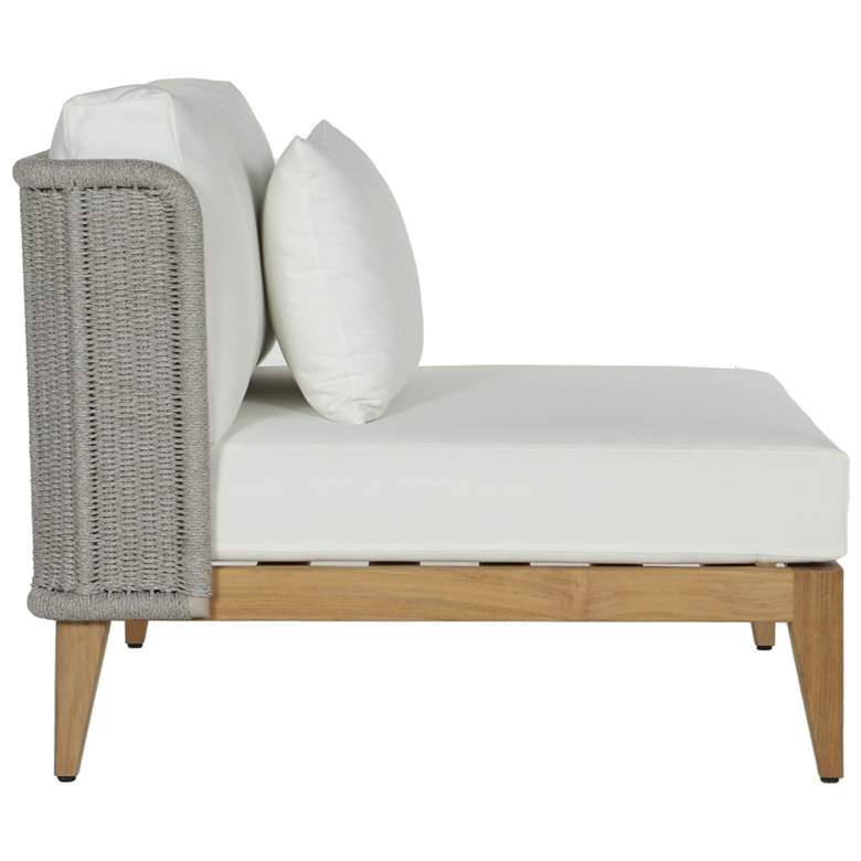 Image 3 Sunpan Ibiza Armless Chair Natural Stinson White more views