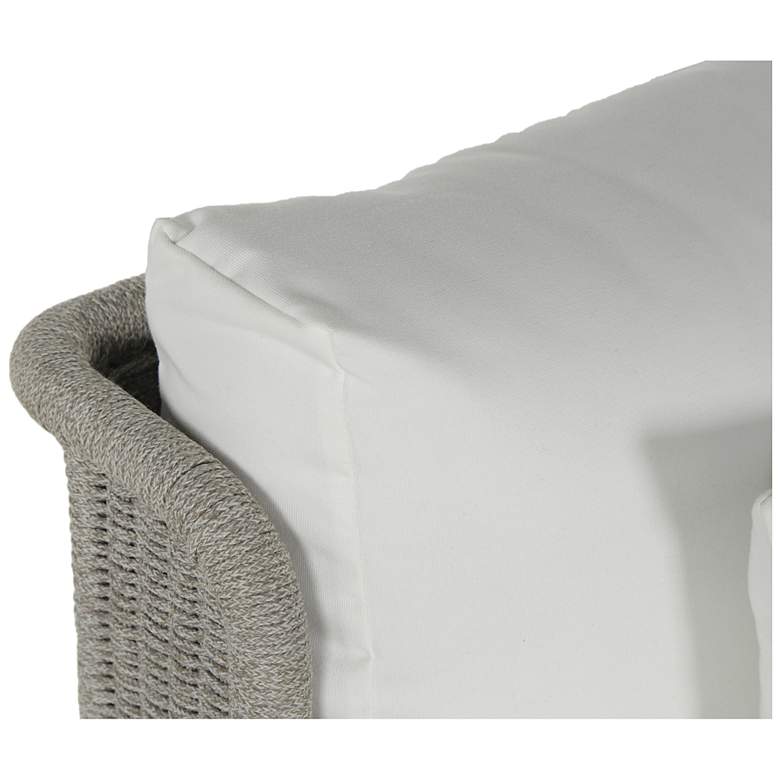 Image 7 Sunpan Ibiza Armless Chair Natural Stinson White more views