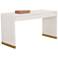 Sunpan Ilona Desk Oyster Shagreen