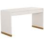 2_Sunpan Ilona Desk Oyster Shagreen more views