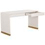 3_Sunpan Ilona Desk Oyster Shagreen more views