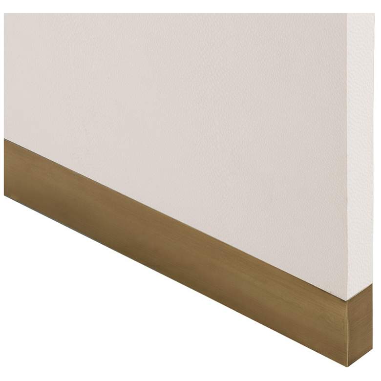 Image 5 Sunpan Ilona Desk Oyster Shagreen more views