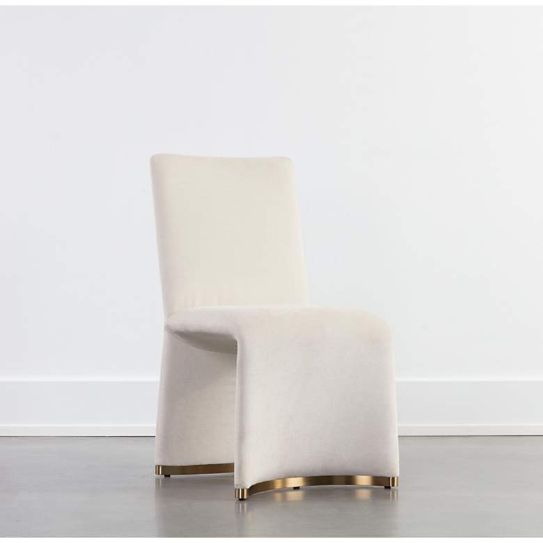 Image 1 Sunpan Iluka Dining Chair Danny Ivory Set of 2