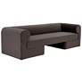 1_Sunpan Ionic 97 3/4" Wide Meg Ash Brown Modern Sofa