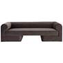2_Sunpan Ionic 97 3/4" Wide Meg Ash Brown Modern Sofa more views