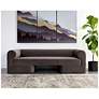 4_Sunpan Ionic 97 3/4" Wide Meg Ash Brown Modern Sofa more views