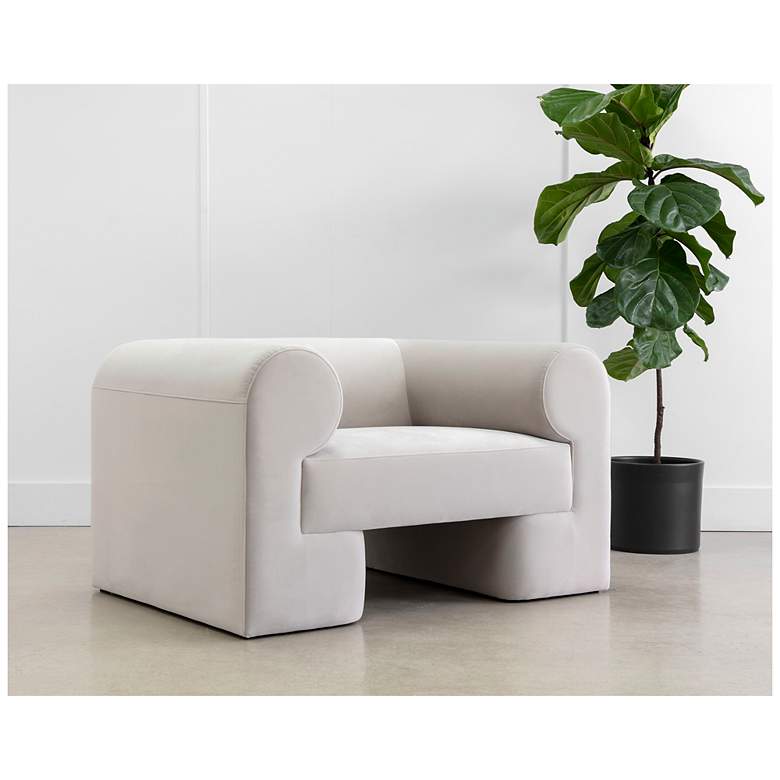 Image 1 Sunpan Ionic Armchair Meg Taupe