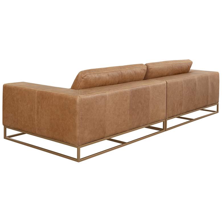 Image 3 Sunpan Ira Sofa Camel Leather more views