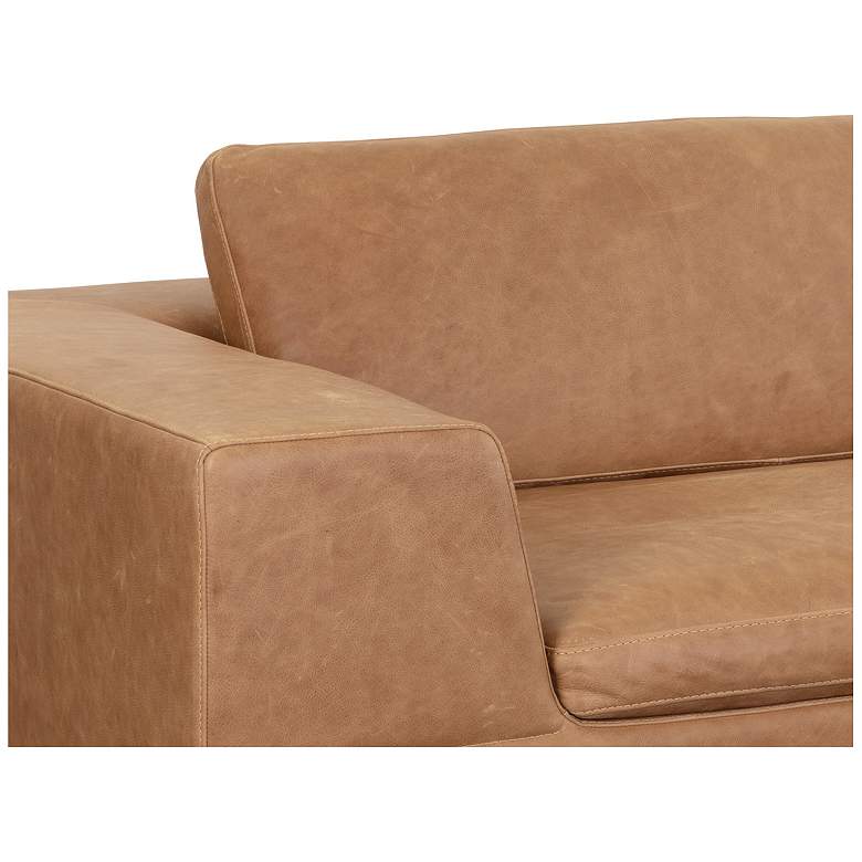 Image 6 Sunpan Ira Sofa Camel Leather more views
