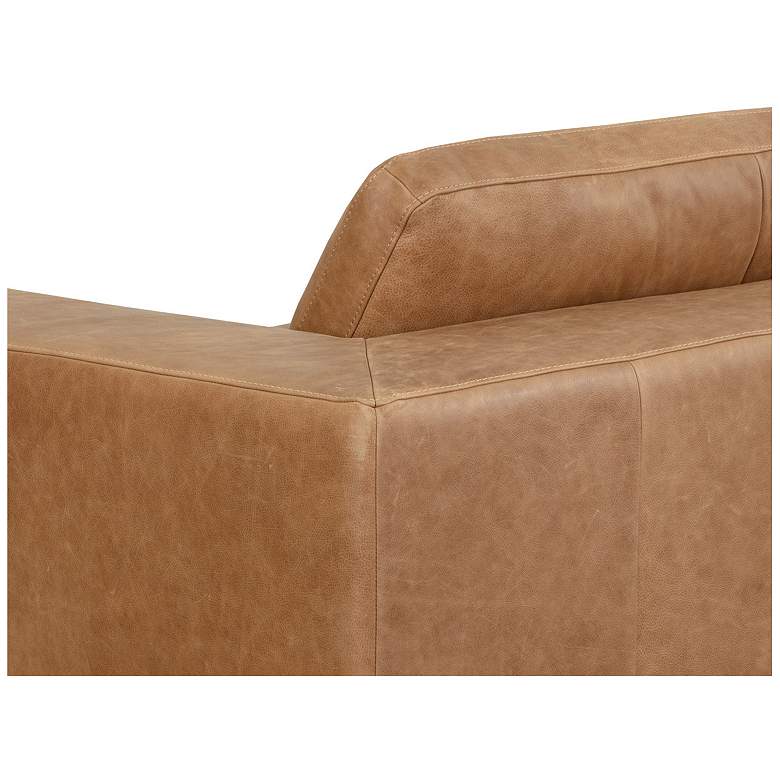 Image 7 Sunpan Ira Sofa Camel Leather more views