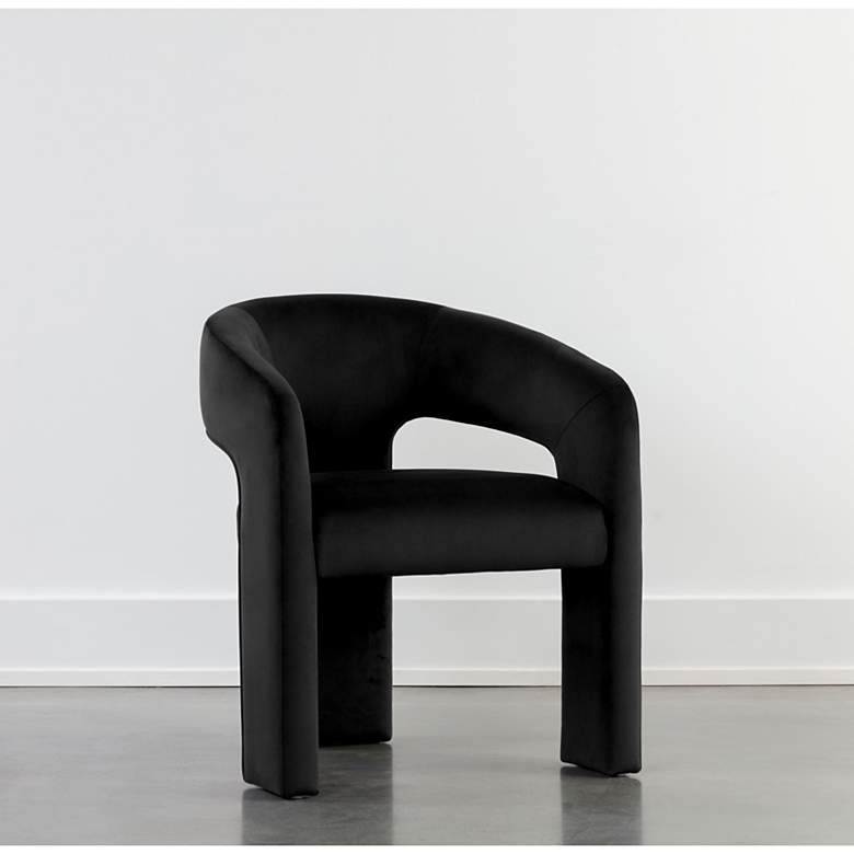 Image 1 Sunpan Isidore Dining Armchair Abbington Black