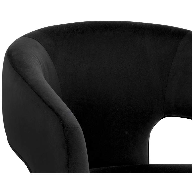 Image 7 Sunpan Isidore Dining Armchair Abbington Black more views