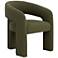 Sunpan Isidore Dining Armchair Copenhagen Olive
