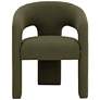 3_Sunpan Isidore Dining Armchair Copenhagen Olive more views