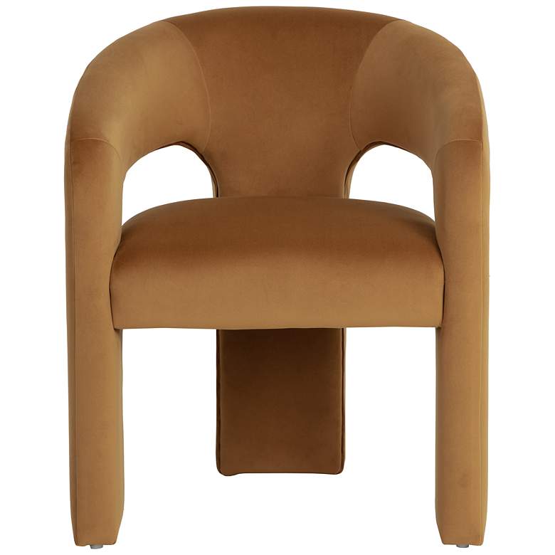 Image 2 Sunpan Isidore Dining Armchair Meg Gold more views