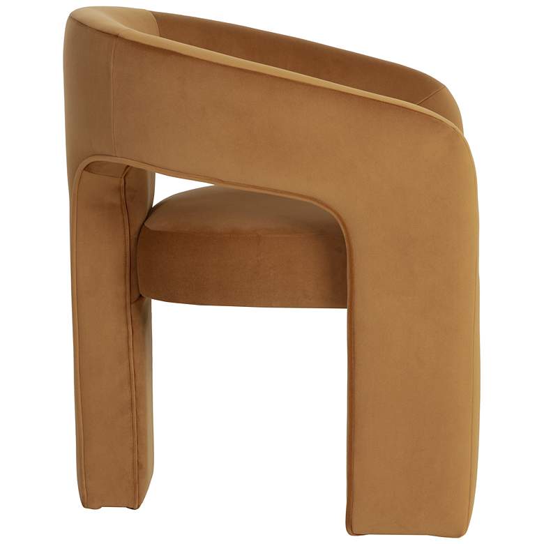 Image 3 Sunpan Isidore Dining Armchair Meg Gold more views