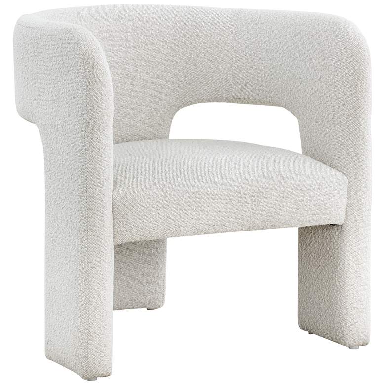 Image 2 Sunpan Isidore Lounge Chair Copenhagen White