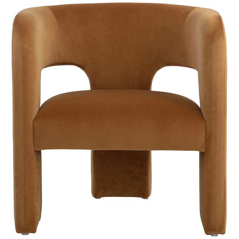 Image 2 Sunpan Isidore Lounge Chair Meg Gold more views