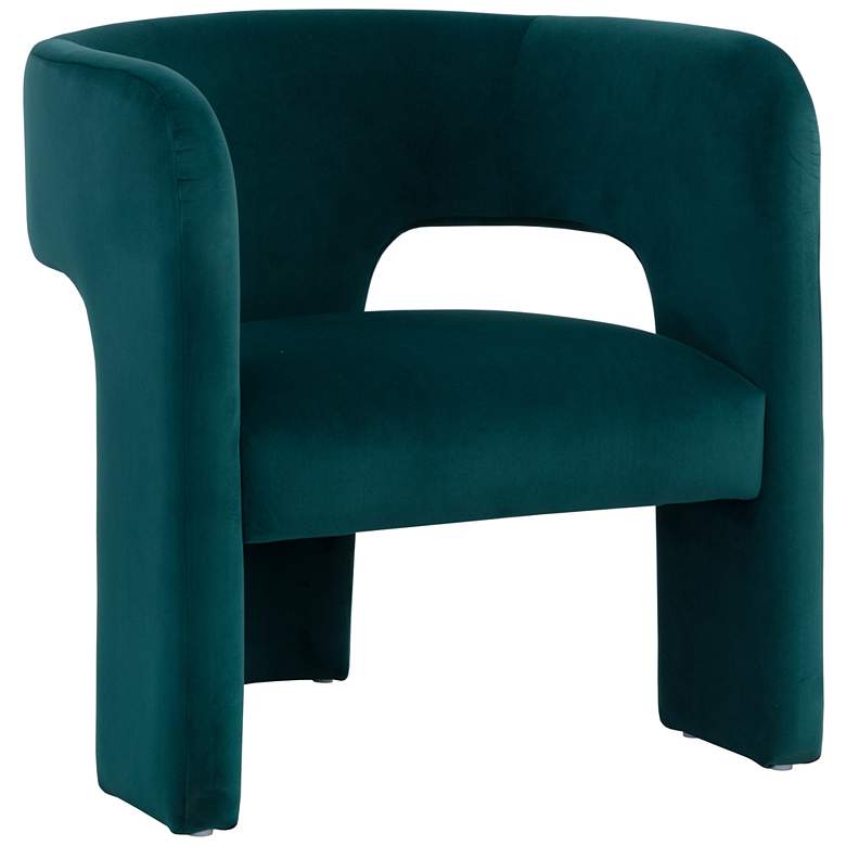 Image 2 Sunpan Isidore Lounge Chair Meg Teal