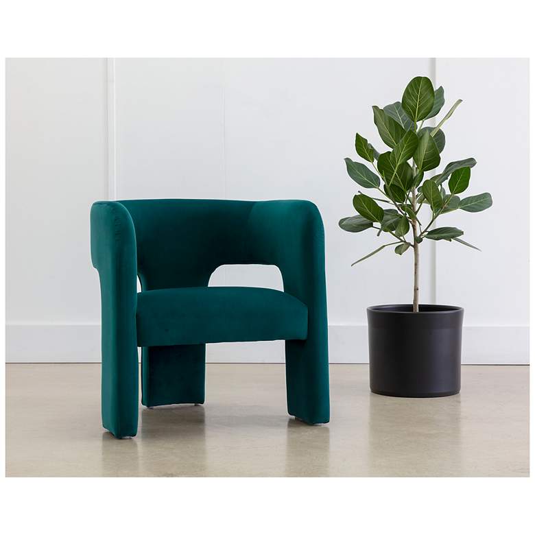 Image 1 Sunpan Isidore Lounge Chair Meg Teal