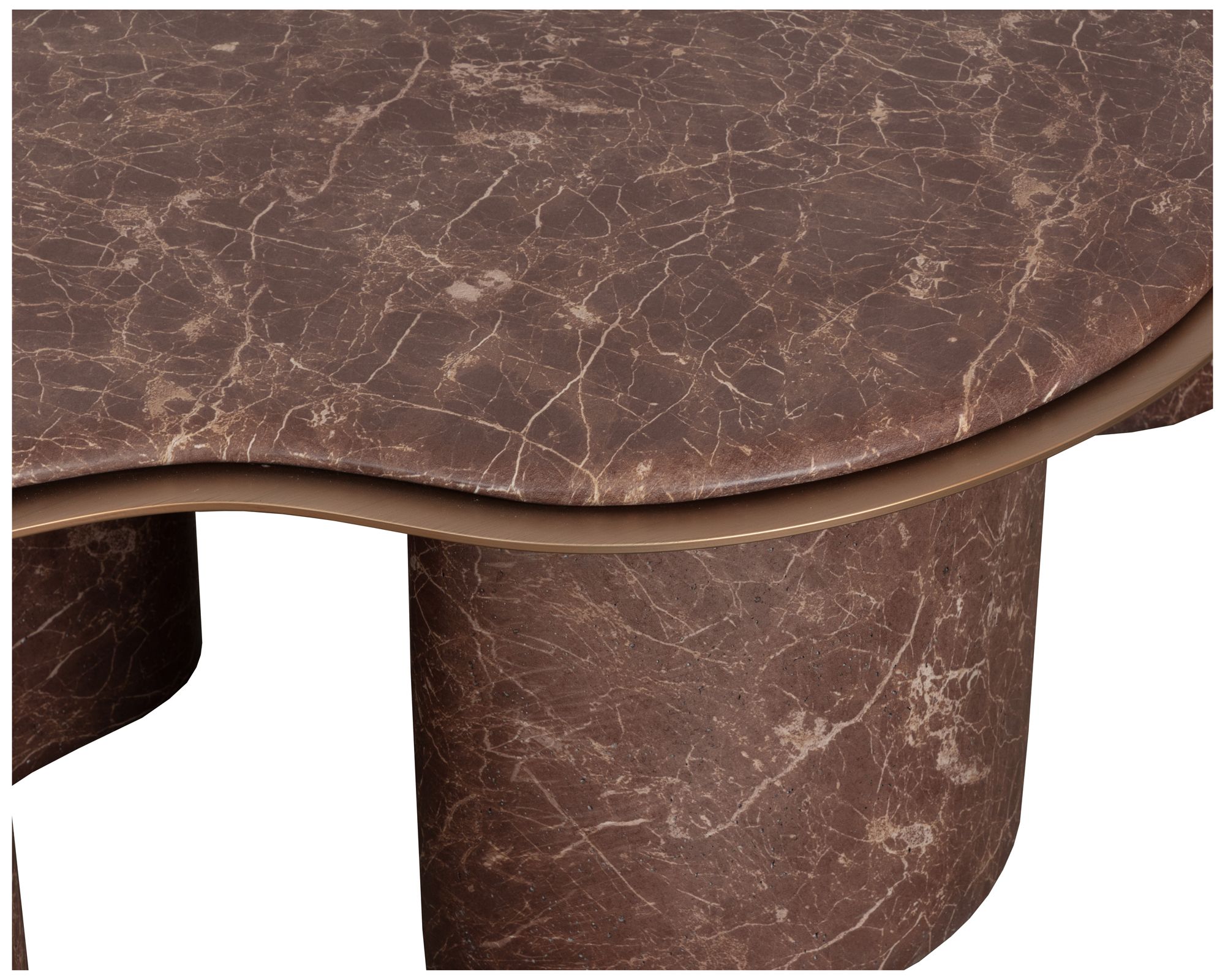 Image 6 Sunpan Isola Coffee Table Marble Look more views