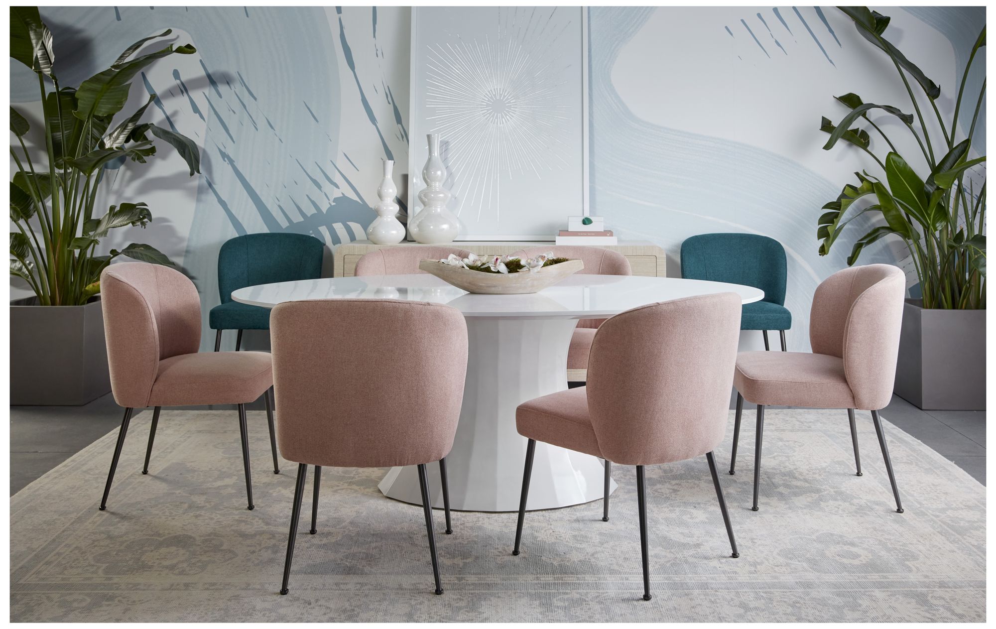 Sunpan Ivana Dining Chair Soho Teal