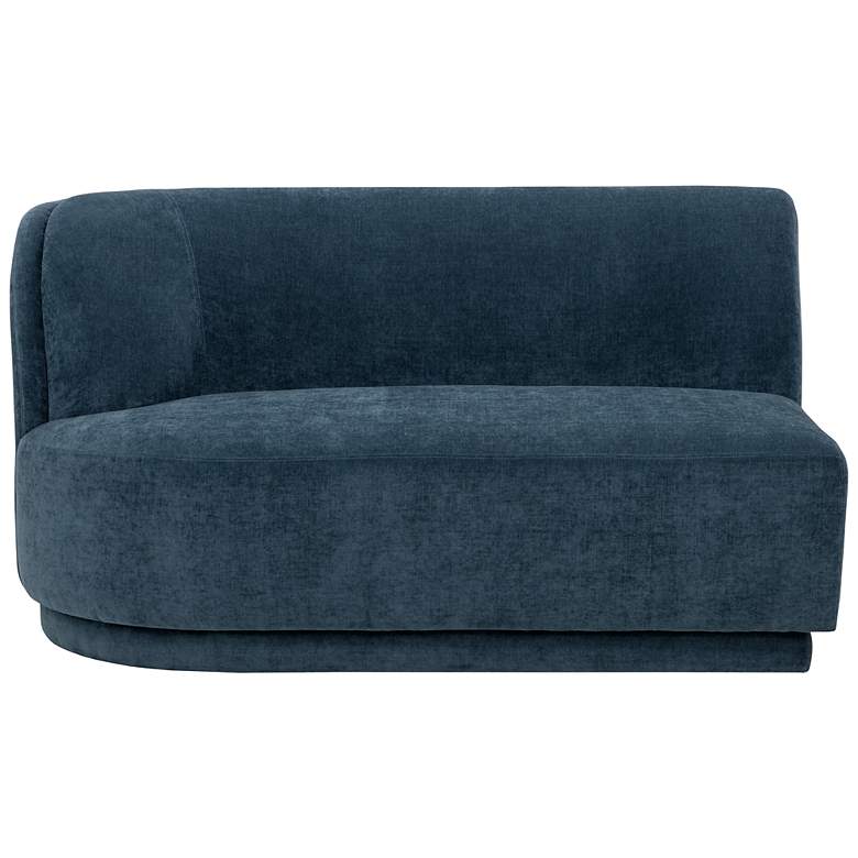 Image 2 Sunpan Jaclyn Modular Left Armchair Danny Dusty Blue more views